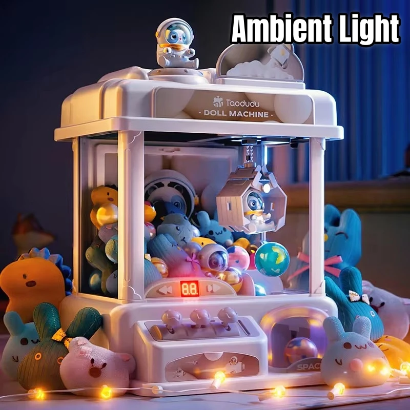 Arcade Toy Claw Vending Machine - Mini máquina Arcade de garra espacial,