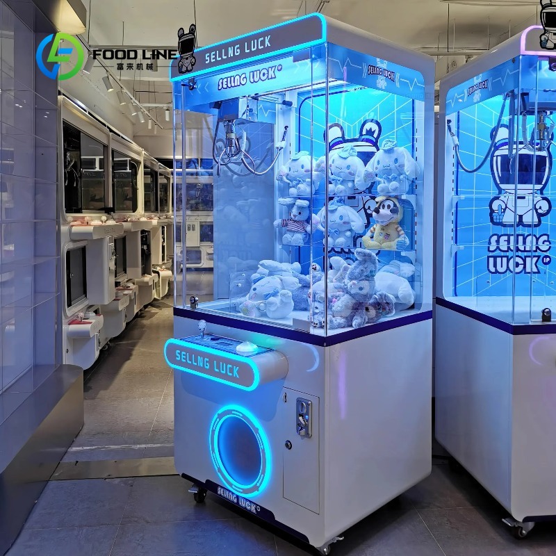 Arcade Toy Claw Vending Machine - Máquina de grúa metálica operada por