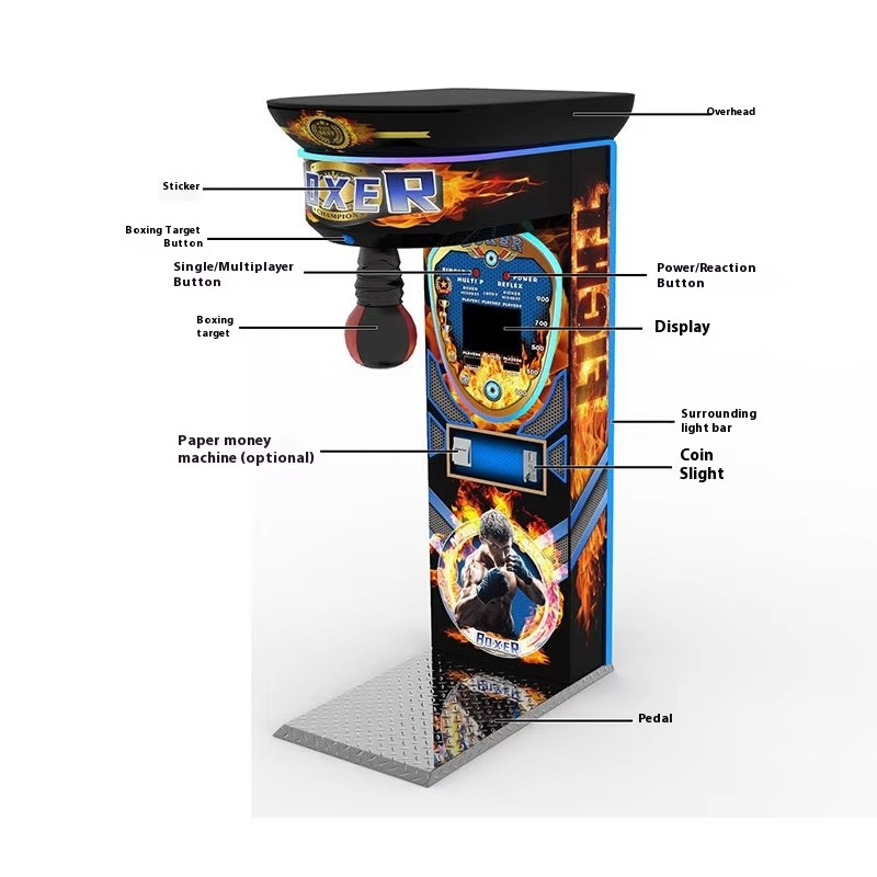 Máquina de Boxeo Arcade Black  - Arcade Games & Vending Llc Photos reseña y precio