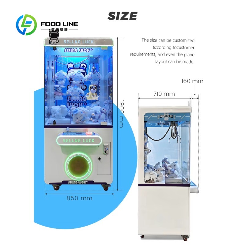 Máquina de grúa metálica opera - Arcade Toy Claw Vending Machine reseña y precio